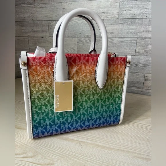 Michael Kors XS Rainbow Mirella Crossbody - Picture 4 of 10